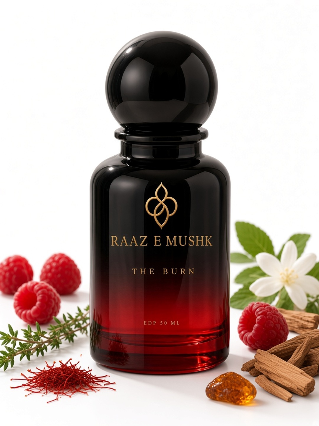 The Burn RAAZ-e-MUSHK bottle